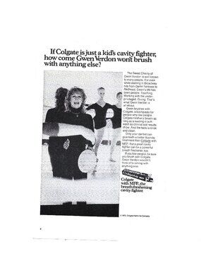 Print Ad Colgate Toothpaste 1973 Gwen Verdon Fresh Breath Cavity Fighter Unique